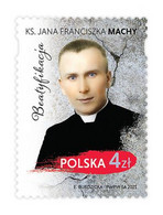 Poland 2021 / Beatification Of Rev. Jan Franciszek Macha Father God Priest, Gestapo Arrest / Stamp MNH** - Ungebraucht