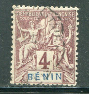 BENIN- Y&T N°35- Oblitéré - Gebraucht