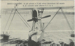 Aviation - Hydrobase Sesto-Calende - Italia - 1921 - Autographe De Garavaglia Parachutiste Italien - Rarissime - Fallschirmspringen