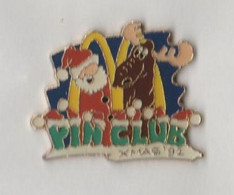 Pin's Mac Do PIN CLUB XMAS 92. - McDonald's