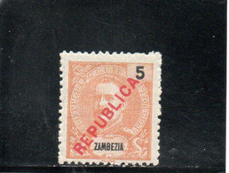 ZAMBESIE 1917 * - Zambèze