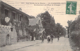 La Varenne-Chennevière - Restaurant De L'écu De France - Obliteration Mécanique Sans Fin Avec Ligne Droite - Chennevieres Sur Marne