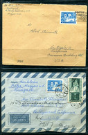 Hungary 1961 2 Covers To USA 11944 - Lettres & Documents