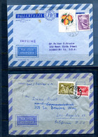 Hungary 1965 2 Covers To USA 11945 - Briefe U. Dokumente