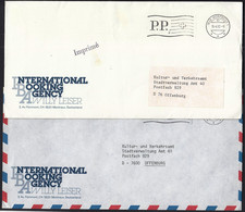 Switzerland Montreux 1982 / PP +, Port Paye, Postage Paid, Machine Stamp, Flamme / International Booking Agency - Brieven En Documenten