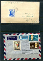 Hungary 1962 2 Covers To USA 11946 - Brieven En Documenten