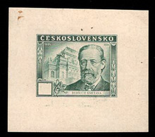 CZECHOSLOVAKIA(1949) Bedrich Smetana. Die Proof In Green Without Value In Tablet. Scott No 386. Yvert No 506. - Essais & Réimpressions