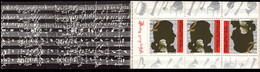 ISRAEL(1991) Mozart. Booklet Of 4 Stamps With Score From Don Giovanni On Inside Cover. - Cuadernillos