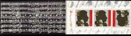 ISRAEL(1991) Mozart. Booklet Of 4 Stamps With Score From Don Giovanni On Inside Cover. - Carnets