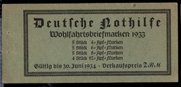 GERMANY(1934) Scenes From Wagner Operas. Complete Booklet Of 2 Panes With Interleave. Scott Nos B50-3. Rare! - Postzegelboekjes