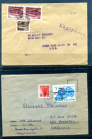 Hungary 1967 2 Covers To USA 11950 - Brieven En Documenten