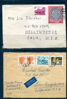 Hungary 1964 2 Covers To USA 11952 - Brieven En Documenten