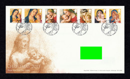 GREAT BRITAIN 2013 Christmas / Madonna & Child: First Day Cover CANCELLED - 2011-2020 Em. Décimales