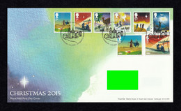 GREAT BRITAIN 2015 Christmas / The Nativity: First Day Cover CANCELLED - 2011-2020 Em. Décimales