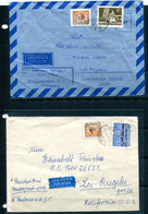 Hungary 1975 2 Covers To USA 11957 - Covers & Documents