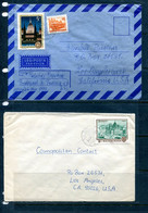 Hungary 1974 2 Covers To USA 11958 - Cartas & Documentos