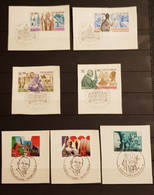 VATICAN LOT FRAGMENT COVERS PAPA YEARS 1995 & 1996 - Storia Postale