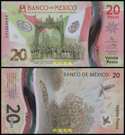 Mexico 20 Pesos (2021), Commemorative, AA Prefix, Polymer, AUNC - Mexico