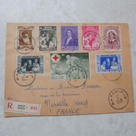 Belgique Belgie Rode Kruis Croix Rouge 496/503 Gestempelt Namen Namur En Recommandé Mooie 1939 - Unused Stamps