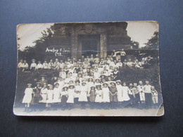 Foto AK Ausflug 9. Juni 1913 Schule ?! Jungen Und Mädchen Photograph Fritz Ludwig Minden In Westfalen Kampstr. 25 - Personajes
