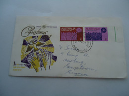 AUSTRALIA   FDC 1971   CHRISTMAS  1971  BACK SIDE  POSTMARK GUYANA - Verano 2000: Sydney - Paralympic