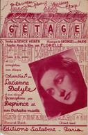 6 Ième Etages  >02/12) Partition Musicale Ancienne > "Lucienne Delyle" > - Chant Soliste