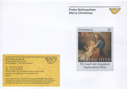 ÖSTERREICH / Faltkarte Österreichische Post / Frohe Weihnachten 2021 - Cartas & Documentos