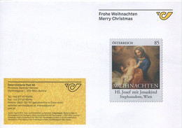 ÖSTERREICH / Faltkarte Österreichische Post / Frohe Weihnachten 2021 - Storia Postale