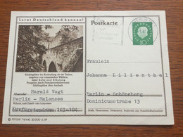 SCH3613 BRD Ganzsache Stationery Entier Postal P 42 DV 74/442 Rothenburg Ob Der Tauber - Illustrated Postcards - Used