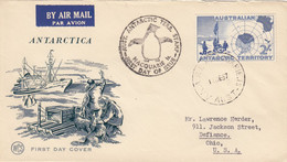 COVER. AUSTRALIAN-ANTARTIC 1957 FDC - Autres & Non Classés