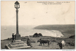 29. Plougasnou. Calvaire De Ker Maria Et Plage Saint Jean Du Doigt - Plougasnou