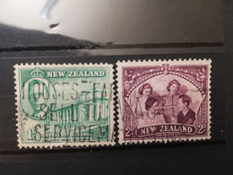 FRANCOBOLLI STAMPS NUOVA ZELANDA NEW ZEALAND 1946 USED SERIE PACE PEACE ROYAL FAMILY PARLIAMENT HOUSE OBLITERE' - Usati