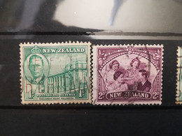 FRANCOBOLLI STAMPS NUOVA ZELANDA NEW ZEALAND 1946 USED SERIE PACE PEACE ROYAL FAMILY PARLIAMENT HOUSE OBLITERE' - Gebraucht