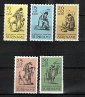 SURINAME, 1967,  MNH Stamp(s , Easter   NVPH Nr. 470-474,  Scannr. 7658 - Surinam ... - 1975