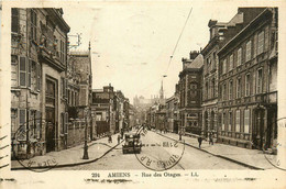 Amiens * La Rue Des Otages * Automobile Voiture Ancienne - Amiens