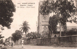 CPA  - AK Lagos The Marina Christ Church Nigeria British West Africa Colony Colonie Kolonie Empire Southern Protectorate - Nigeria