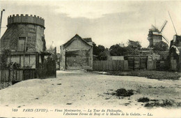 Paris * 18ème * Le Vieux Montmartre * Tour Du Philosophe * Moulin à Vent De La Galette , Molen * Ancienne Ferme De Bray - Paris (18)