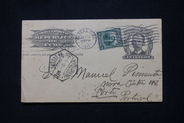 CUBA - Entier Postal + Complément Avec Repiquage De Habana En 1911 Pour Le Portugal - L 111632 - Brieven En Documenten