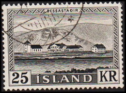 1957. Bessastadir. 25 Kr.  (Michel 319) - JF511867 - Briefe U. Dokumente