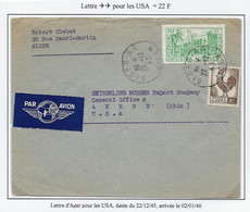 Algérie Tarifs Postaux - Lettre - Covers & Documents