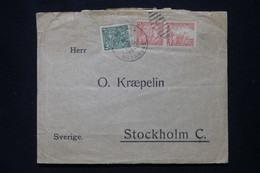 CUBA - Enveloppe De Matanzas En 1916 Pour La Suède Avec Contrôle Postal - L 111636 - Brieven En Documenten