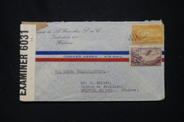 CUBA - Enveloppe Commerciale De Habana Pour La Suisse Avec Contrôle Postal - L 111638 - Cartas & Documentos