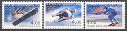 Olympics 2006 - Luge - Speed Skate - RUSSIA - Set MNH - Winter 2006: Torino