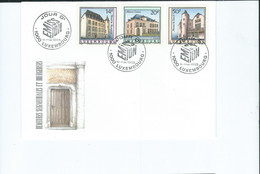 LUXEMBOURG - FDC -  1993 -   Demeures Seigneuriales Et Bourgeoises - FDC
