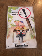 Rocamadour * Carte à Système Ancienne Complète * Moto Motos Motocyclette - Rocamadour