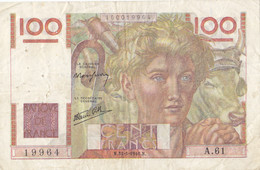 Billet 100 F Jeune Paysan Du 31-5-1946 FAY 28.05 Alph. A.61 - 100 F 1945-1954 ''Jeune Paysan''