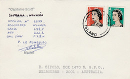 Norfolk Island Maritime Signed Cover 1972 - Norfolkinsel
