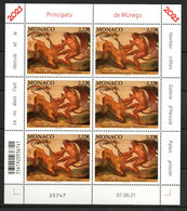 Monaco 2021 Peinture Hercule Et Le Taureau  Neuf XX MNH - Unused Stamps