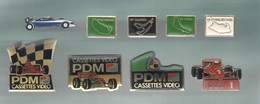 PINS PIN'S  AUTO 611 F1 FORMULE 1 CIRCUIT GRANDE BRETAGNE ALLEMAGNE BELGIQUE ITALIE TYRELL DECIS PPDM LOT 9 PINS - F1