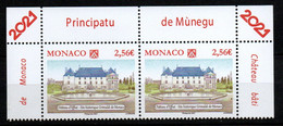 Monaco 2021 Chateau D'Effiat Paire Neuf XX MNH - Nuovi